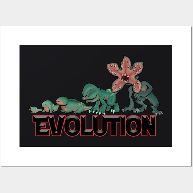 Demogorgon Evolution Wall Art by zacksmithart